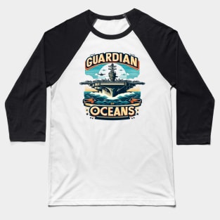 Aircraft Carrier Baseball T-Shirt